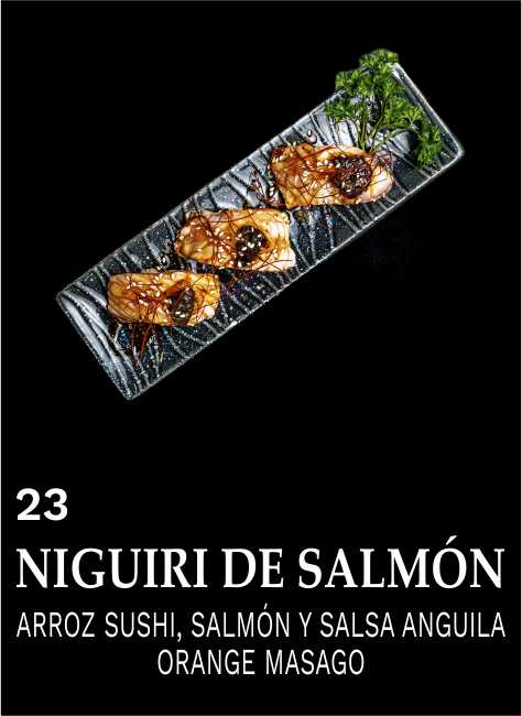 NIGUIRI DE SALMON ABURI / PIEZA