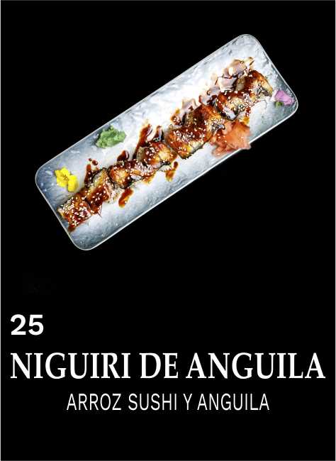 NIGUIRI DE ANGUILA ABURI / PIEZA