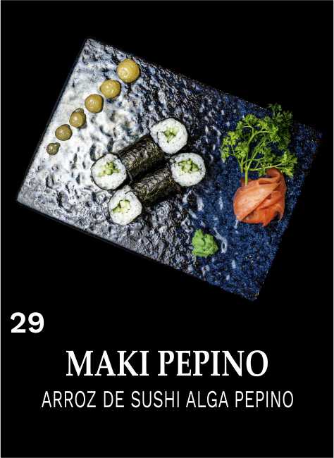 MAKI PEPINO 6 PIEZAS