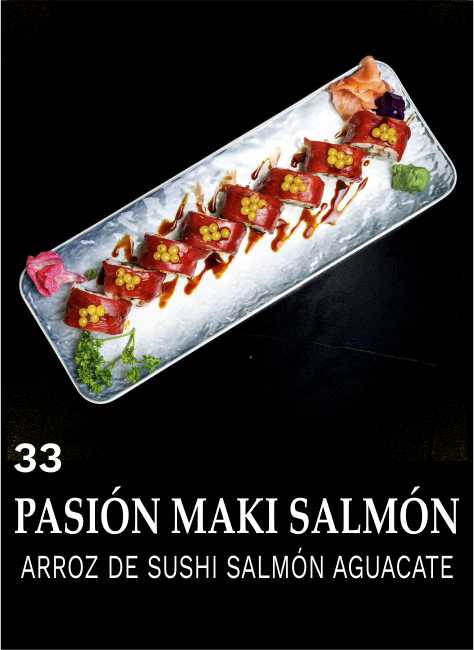 PASION MAKI SALMON AGUACATE LIGHT 8 PIEZAS