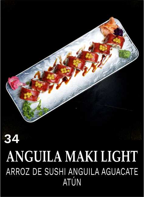 ANGUILA MAKI LIGHT 8 PIEZAS
