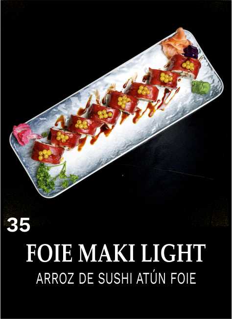 FOIE MAKI LIGHT 8 PIEZAS